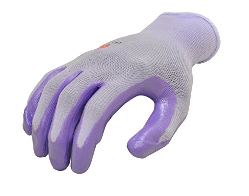 12 PAIRS Women Gardening Gloves with Micro Foam Coating - Garden Gloves Texture Grip - Women’s Work Glove - Working Gloves For Weeding, Digging, Raking and Pruning, Medium