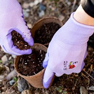 12 PAIRS Women Gardening Gloves with Micro Foam Coating - Garden Gloves Texture Grip - Women’s Work Glove - Working Gloves For Weeding, Digging, Raking and Pruning, Medium