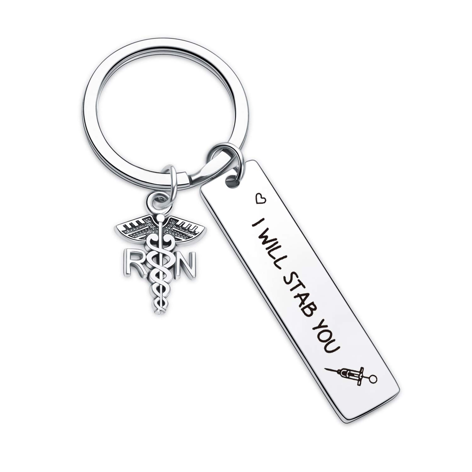 7RVZM Nurse Keychain Nurse Jewelry Medical Gift Nursing Keychain RN Registered Nurse Gift Nurse Graduation Jewelry Medical Jewelry Medical Student Gift Nurse Birthday Gift