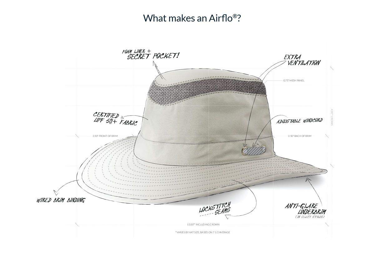 Tilley Unisex LTM6 Airflo Hat (Off White, 7 7/8)