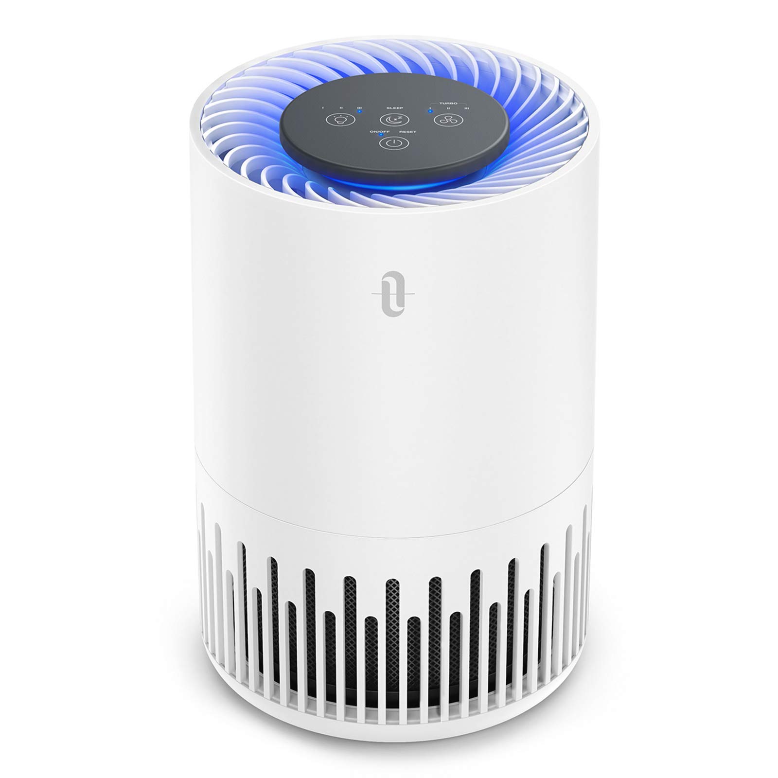 TaoTronics HEPA Air Purifier for Home, Allergens Smoke Pollen Pets Hair, Desktop Air Cleaner with True HEPA Filter, Sleep Mode, Night Light, Odors Dust, Bedroom Office