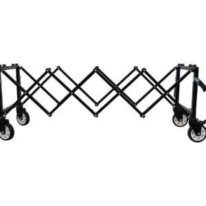 INTSUPERMAI Carbon Steel Funeral Stretcher Truck Church Truck Casket Stand Trolley Cart Fordable Mortuary Supply Fordable Coffin Cart