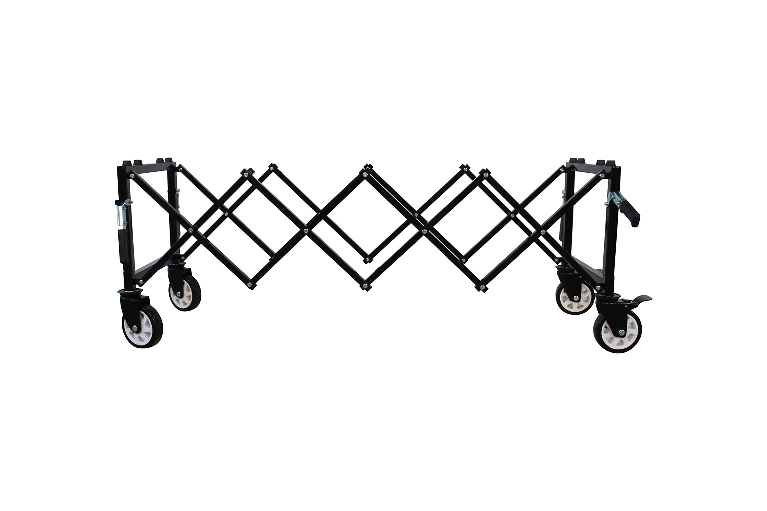 INTSUPERMAI Carbon Steel Funeral Stretcher Truck Church Truck Casket Stand Trolley Cart Fordable Mortuary Supply Fordable Coffin Cart