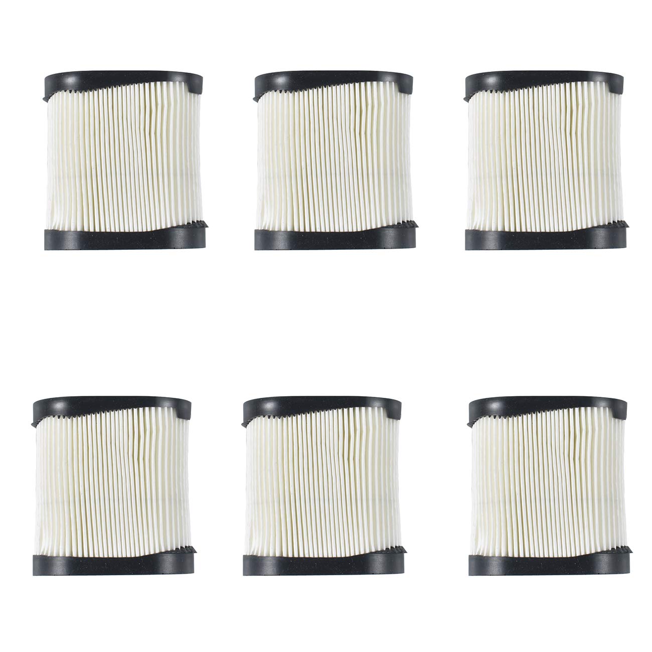 UAUS 6PCS Air Filter for Toro Recycler 20016 20017 20018 Tecumseh 36905 740083A