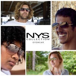 NYS Collection Aviator Sunglasses Women Men Classic 100% UV400 Protection (Silver Frame-Clear Gradiant Lens)