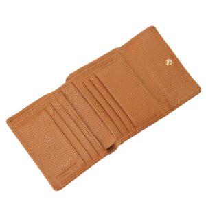 Dooney & Bourke Wallet, Pebble Grain Small Flap Credit Card Wallet - Caramel