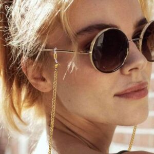 Eyeglasses Chains for Men Gold Plated Sunglasses Chain Women