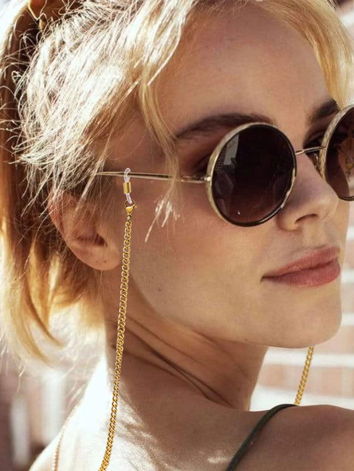 Eyeglasses Chains for Men Gold Plated Sunglasses Chain Women