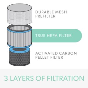 TruSens DuPont Allergy & Flu Filter with True HEPA for Z-3000 TruSens Air Purifier (Large)