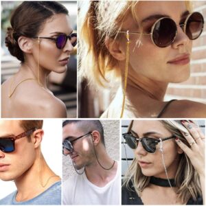 Eyeglasses Chains for Men Gold Plated Sunglasses Chain Women