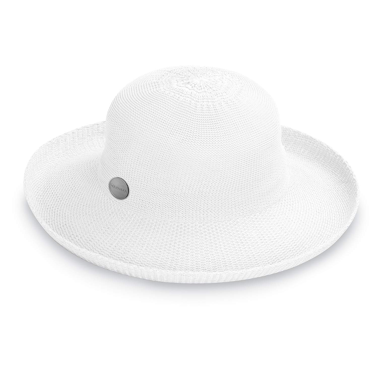 CARKELLA by Wallaroo – Women’s Victoria Sun Hat – UPF 50+ Sun Protection, Wide Brim, Packable Design and Adjustable Sizing for Medium Crown Sizes – Sun-Smart Hat for Everyday Wear (White)