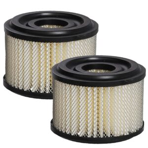 hifrom 390492 round air filter cartridge cleaner compatible with 143400 146400 170400 171400 190400 190400 190434 190435 146451 series engine lawn mower （pack of 2）