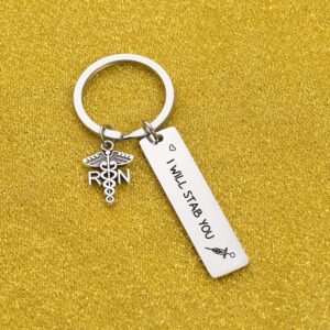 7RVZM Nurse Keychain Nurse Jewelry Medical Gift Nursing Keychain RN Registered Nurse Gift Nurse Graduation Jewelry Medical Jewelry Medical Student Gift Nurse Birthday Gift