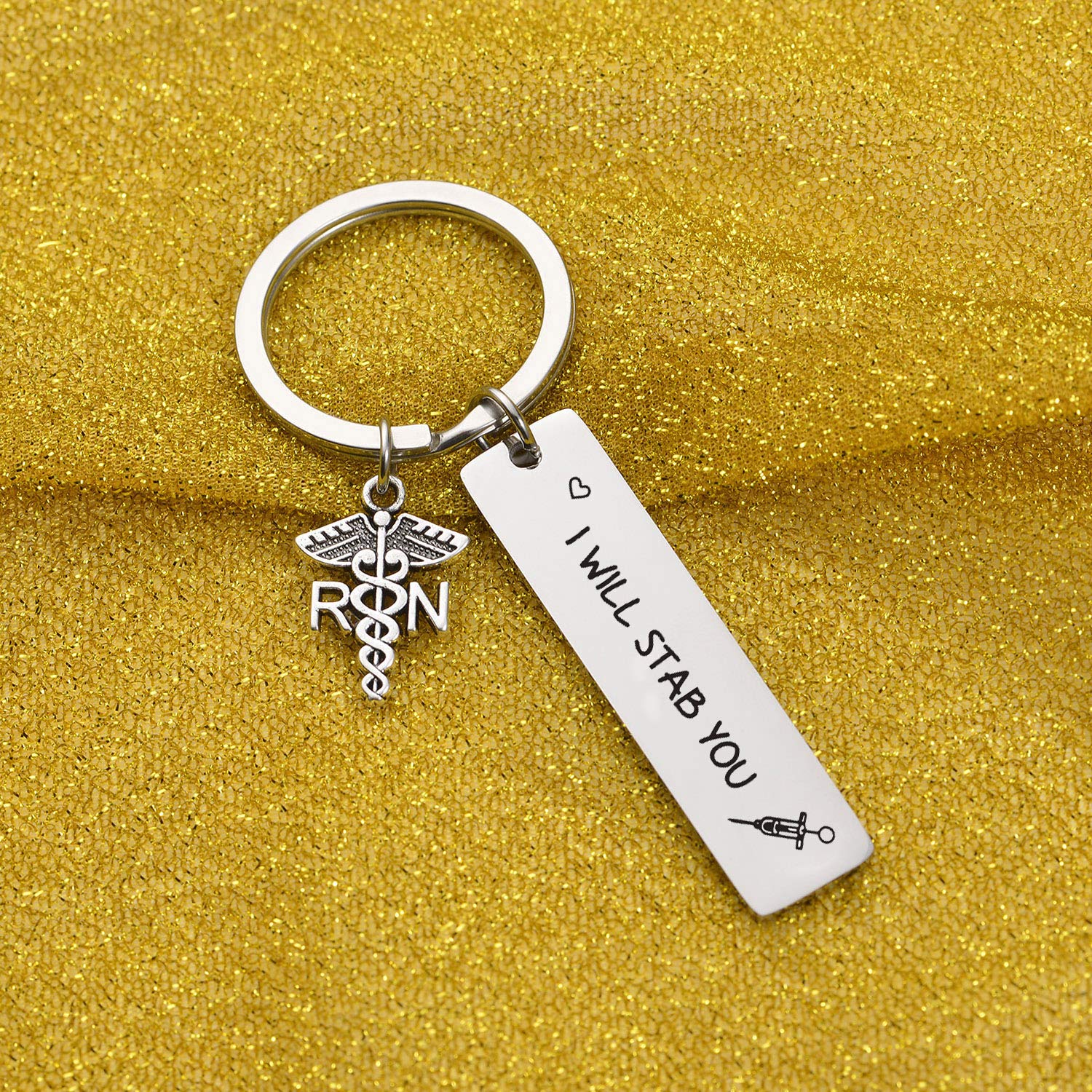 7RVZM Nurse Keychain Nurse Jewelry Medical Gift Nursing Keychain RN Registered Nurse Gift Nurse Graduation Jewelry Medical Jewelry Medical Student Gift Nurse Birthday Gift