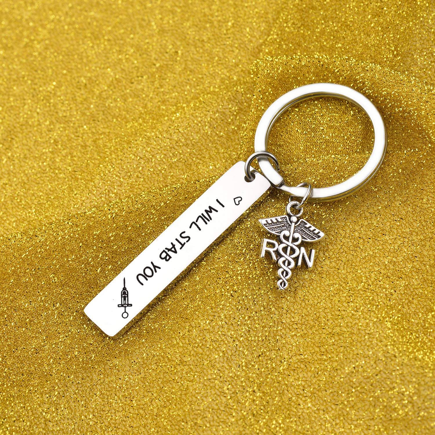 7RVZM Nurse Keychain Nurse Jewelry Medical Gift Nursing Keychain RN Registered Nurse Gift Nurse Graduation Jewelry Medical Jewelry Medical Student Gift Nurse Birthday Gift