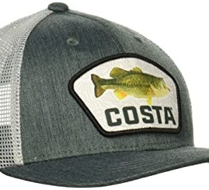 Costa Topo Trucker Hat, Green Heather Largemouth Bass