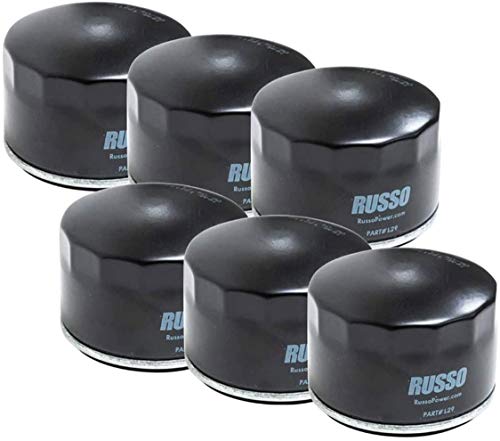 6 Pack Oil Filters Replacement for Briggs & Stratton 492056, 492932, 492932B, 492932S, 5049, 5049B, 5049H, 5049K, 5062K, 5076, 695396, 696854, 795137