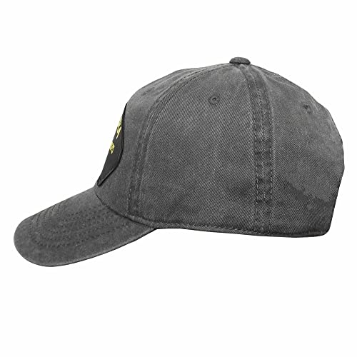 VetFriends.com Vietnam Era Veteran Vintage Grey Baseball Hat with 1960-1975 Eagle Insignia