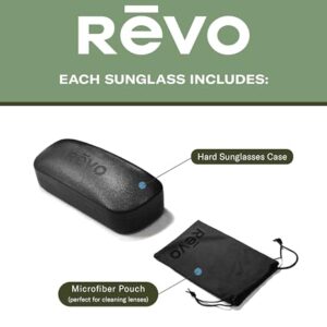 Revo Sunglasses Relay Petite: Women's Polarized Lens with Small Metal Aviator Frame, Gold Frame with Evergreen Lens