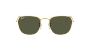 ray-ban rb3857 frank square sunglasses, legend gold/g-15 green polarized, 51 mm