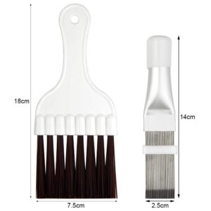 yeabwps 2 Pieces Air Conditioner Condenser Fin Cleaning Brush, Stainless Steel Air Conditioner Condenser Fin Comb Fin Evaporator Radiator Repair Tool