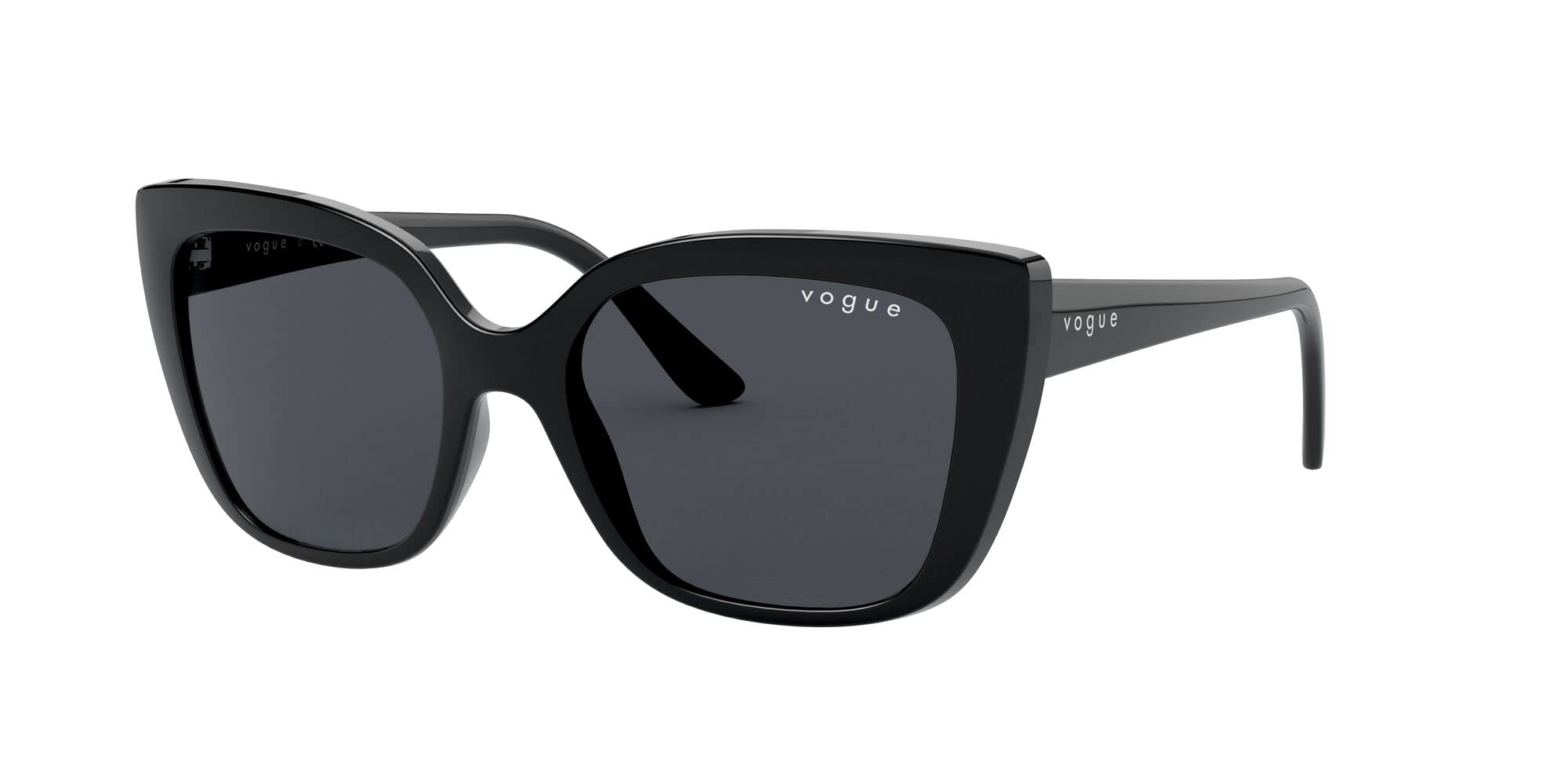 Vogue Eyewear Women's VO5337S Square Sunglasses, Black/Grey, 53 mm