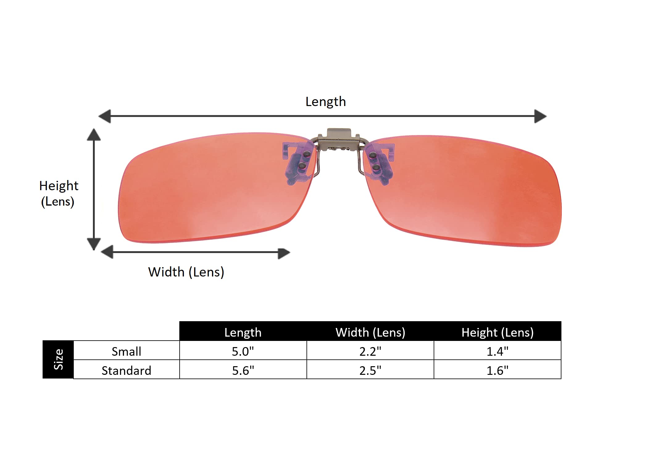 BRADDELL OPTICS Indoor FL-41 Rose & Outdoor FL-60 Brown Amber Clip-on Blue Blocking Anti Glare Computer Reading Glasses for Migraine Light Sensitivity, Photophobia and Fluorescent LED Lighting