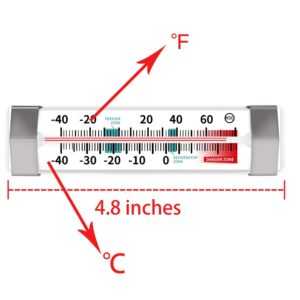 Fridge Refrigerator Freezer Thermometer (3pack)