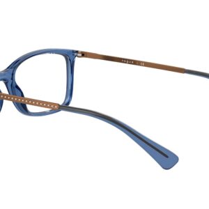 Vogue Eyewear Women's VO5305B Rectangular Prescription Eyewear Frames, Transparent Blue/Demo Lens, 54 mm