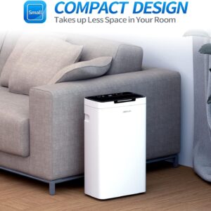 AIRPLUS Dehumidifier for Basement, 1,500 Sq. Ft Powerful Dehumidifier for Home,Large Rooms, Bedrooms, Sufficient Capacity Water Tank with Drain Hose -30 Pints(AP2011N)