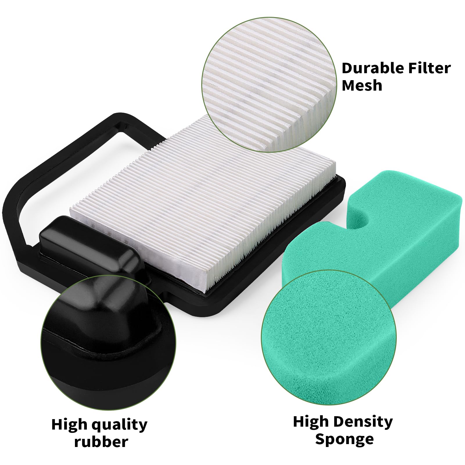 20 083 02 Air Filter & 20 083 03-S Pre Filter for Kohler SV470-610 KH 20 883 02 S1 20 883 06 S1 20-083-06-S 20-083-03S 20 789 01-S Craftsman 24642 Toro 98018