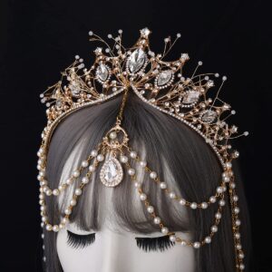 BLESSUME Halo Crown Mary Goddess Headband Women's Halloween Costume Goddess Headpiece (Style 13)