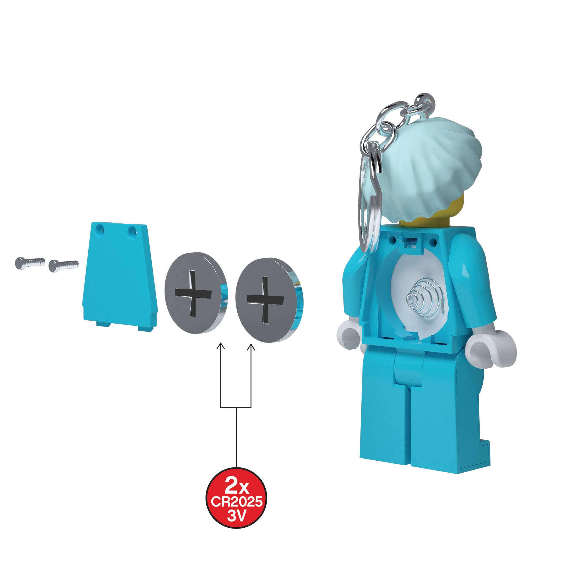 LEGO Classic Keychain Light - Surgeon - 3 Inch Tall Figure (KE178H)