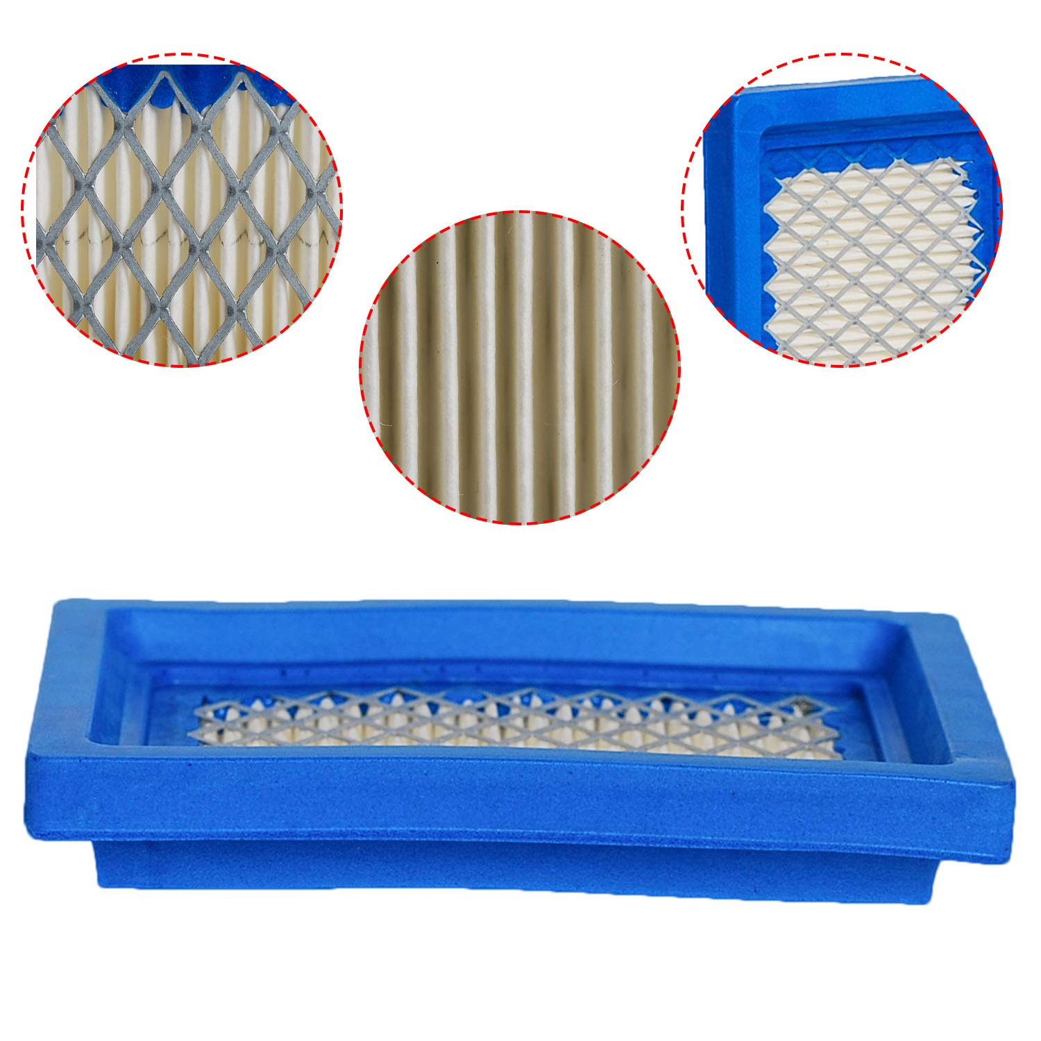 HIFROM Air Filter Element Cleaner Compatible with Kohler XT650 XT675 Engine Lawn Mower 14 083 16-S 14 083 15-S (Pack of 3)