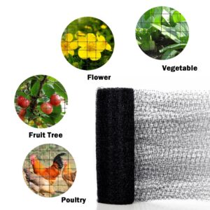 POYEE Garden Netting - 7 x 100 FT Heavy Duty Garden Net for Vegetables and Fruit Trees