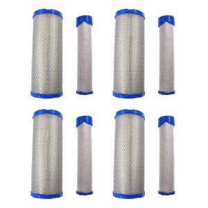 Air Filter Set for Donaldson FPG05 Air Cleaner Bobcat 6672467 PM252Z PM260Z PM272Z Replaces 11013-7020 & 11013-7045 2508302 42985 M113621 K1211-82320 (set of 4)