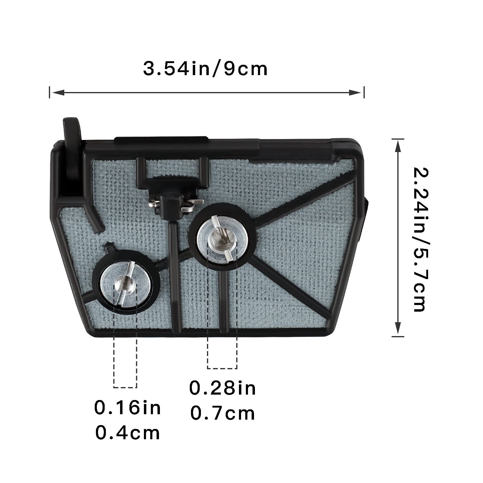 LOCOPOW Air Filter 1118-120-1610 Compatible with Stihl 028, 028Q, 028W, 028WB, 028 Woodboss, 028 AV, 028 Super Chainsaws # 1118-120-1615 1118-120-1611