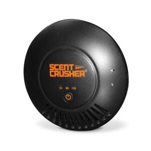 scent crusher halo series room clean - releases ozone to remove unwanted odors in rooms up to 500 sq. ft, plugs into any standard 110-volt ac outlet, adjustable timer: 30, 60 or 120 minutes