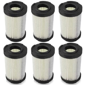 qazaky 6pcs filter compatible with tecumseh 35066 ovrm105 tc200 tc300 tch300 tvs100 tvs105 am123992 314 314f sears 63087a craftsman 33342 63087a lawn mower lawn-boy 10200 engine_air_filter