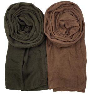 Women Scarf Shawl Set of 3 for All Season Scarve Wrap Scarve, B