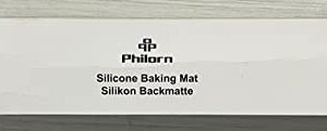 PHILORN Silicone Baking Mat Set, 16.5" x 11.42" Macaron Baking Mat, Non-Stick Baking Mat with Baking Tools, 2 Pack Food Safe Baking Silicone Mat, Reusable Baking Mat for Oven, Cookie, Bread