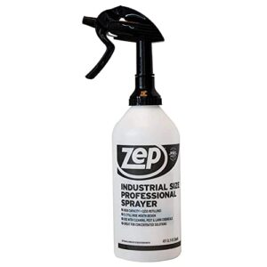 zep industrial sprayer bottle - 48 ounces c32810 - up to 30 foot spray, adjustable nozzle