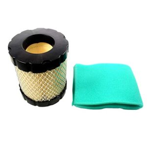 hqrp filter with pre-filter compatible with briggs & stratton 794935, 798897, 653412, 592496, 593217 fits 44m977, 44p977, 44q977, 49l977, 49m977 engines