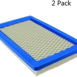 JORSION 2 Pack 397795S Air Filter Fits Briggs & Stratton 395027, 397795, 4102 Flat Air Filter Cartridge