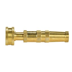 Heavy-Duty Brass Hose Nozzle, Adjustable Twist Hose Nozzle, Jet Sweeper Nozzle, Garden Sprayer