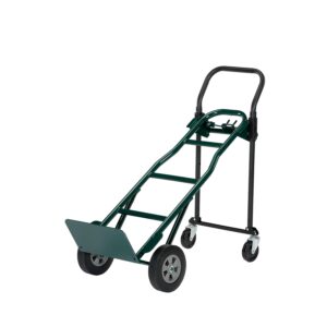 Harper Trucks Quick Change 4-in-1 Convertible Hand Truck, Continuous Handle, 8" Solid Rubber Wheels