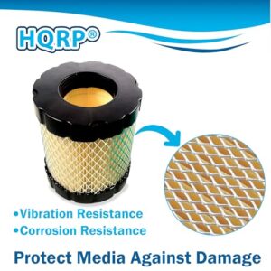 HQRP Filter with Pre-filter compatible with Briggs & Stratton 794935, 798897, 653412, 592496, 593217 fits 44M977, 44P977, 44Q977, 49L977, 49M977 Engines