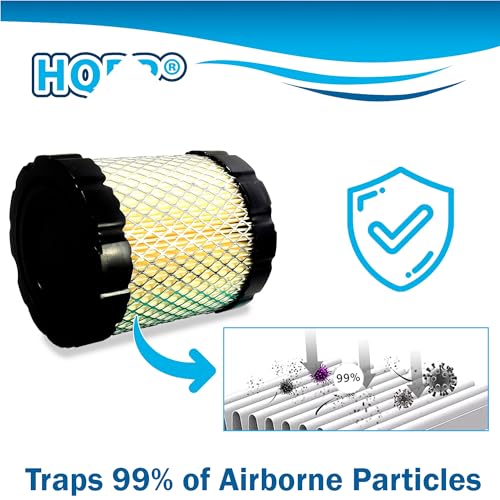 HQRP Filter with Pre-filter compatible with Briggs & Stratton 794935, 798897, 653412, 592496, 593217 fits 44M977, 44P977, 44Q977, 49L977, 49M977 Engines