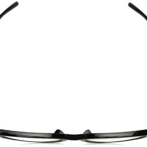 Ray-Ban RX7185F Low Bridge Fit Square Prescription Eyeglass Frames, Black/Demo Lens, 54 mm