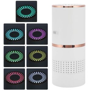 Fdit Portable USB Charging Household Desktop Air Purifier Mini Car Air Purifier (White)